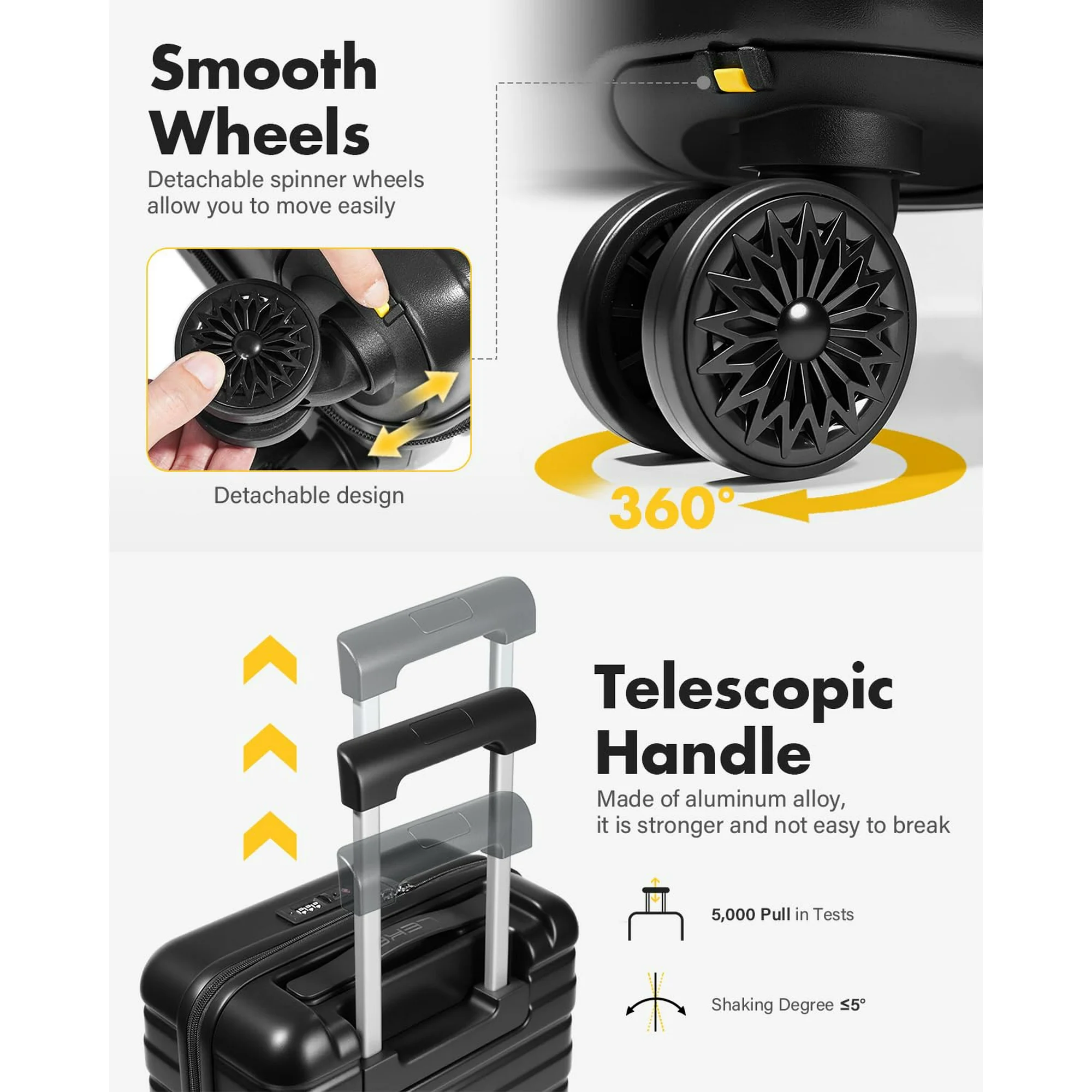 16 Inch Airline Approved Underseat Carry On Luggage - Image 4